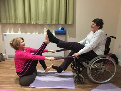 Yoga class with Michelle