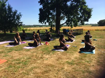 Yoga class with Michelle