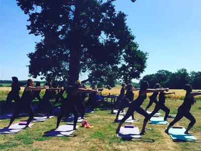 Yoga class with Michelle