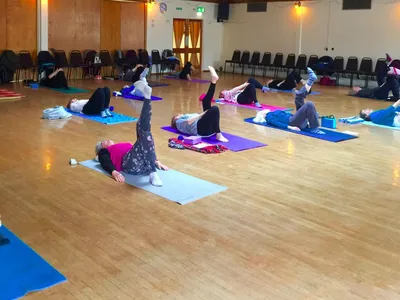 Yoga class with Michelle