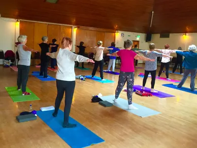 Yoga class with Michelle