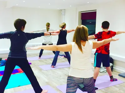 Yoga class with Michelle