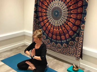 Yoga class with Michelle