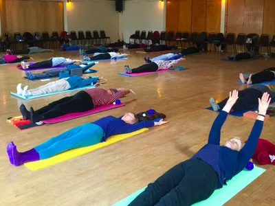 Yoga class with Michelle