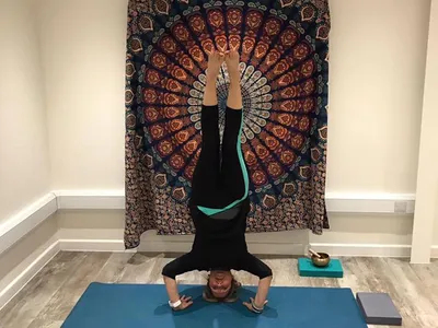 Yoga class with Michelle